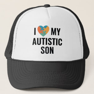 Ich Liebe mein Autistischer Sohn Truckerkappe