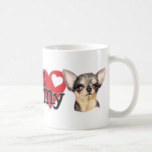 Ich Liebe mein B&T Chihuahua Tasse