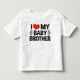Ich Liebe mein Baby Brother Kleinkind T-shirt