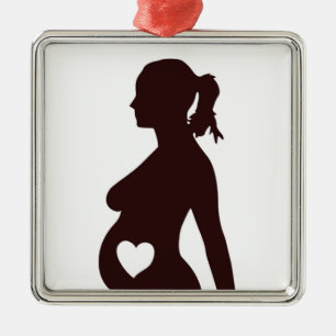 ICH LIEBE MEIN BABY ORNAMENT AUS METALL