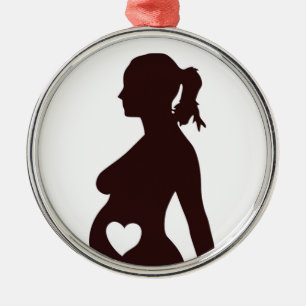 ICH LIEBE MEIN BABY ORNAMENT AUS METALL