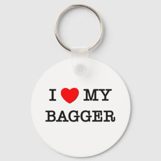 Ich Liebe mein BAGGER Schlüsselanhänger
