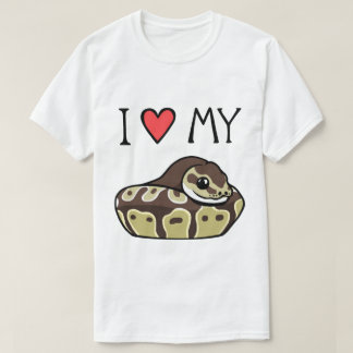 Ich Liebe mein Ball Python Niedlich Funny Men T - T-Shirt