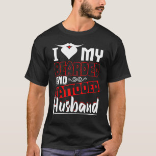 Ich Liebe mein bärtige und tattooisches Ehemann fü T-Shirt