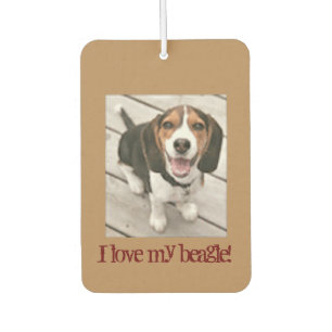 Ich Liebe mein Beagle Car Air Freshener Autolufterfrischer