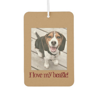 Ich Liebe mein Beagle Car Air Freshener Autolufterfrischer