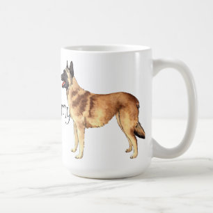 Ich Liebe mein belgisches Malinois Tasse