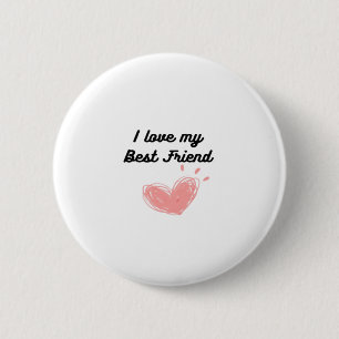 Ich Liebe mein bester Freund Classic Button