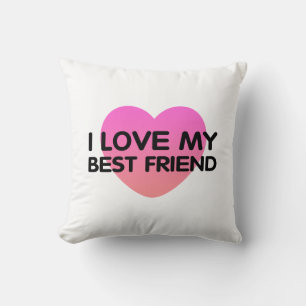 Ich Liebe mein bester Freund Kissen