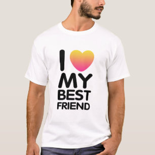 Ich Liebe mein bester Freund T-Shirt