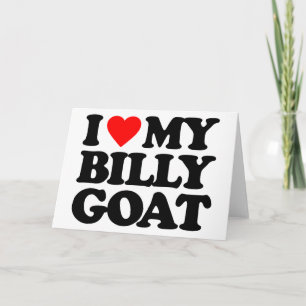 ICH LIEBE MEIN BILLY GOAT KARTE