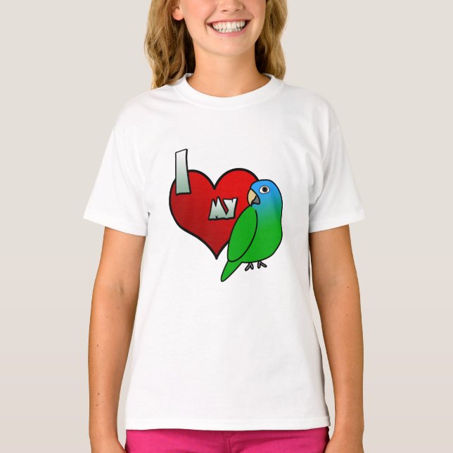 Ich Liebe mein blaues Gewissen T-Shirt (Vorderseite)