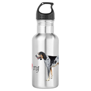 Ich Liebe mein Bluetick Coonhound Edelstahlflasche