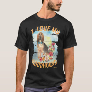 Ich Liebe mein Bluthund 1 T-Shirt