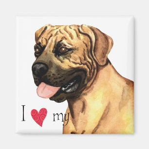 Ich Liebe mein Boerboel Magnet