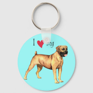 Ich Liebe mein Boerboel Schlüsselanhänger