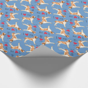Ich Liebe mein Bracco Italiano Geschenkpapier