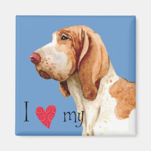 Ich Liebe mein Bracco Italiano Magnet