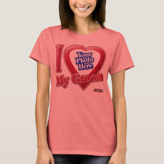 Ich Liebe mein Bräutigam - Foto T-Shirt