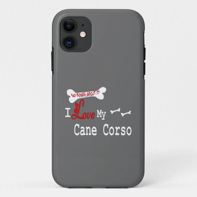 Ich Liebe mein Cane Corso Case-Mate iPhone Hülle (Rückseite)