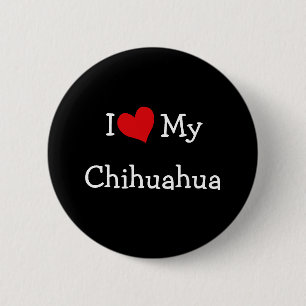Ich Liebe mein Chihuahua Button