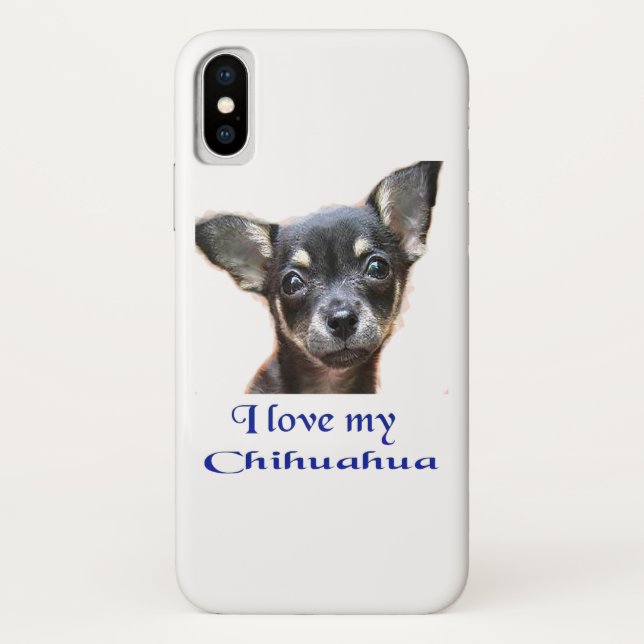 Ich Liebe mein Chihuahua Case-Mate iPhone Hülle (Rückseite)