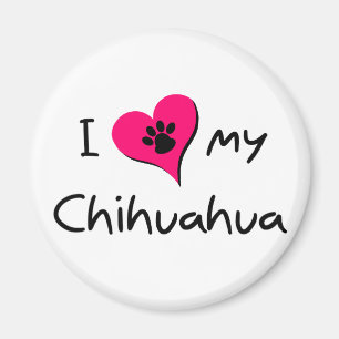 Ich Liebe mein Chihuahua Magnet
