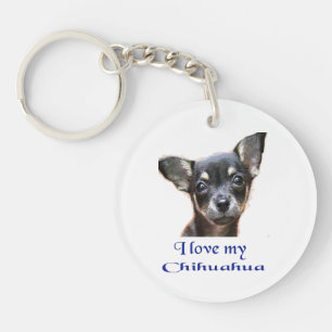 Ich Liebe mein Chihuahua Schlüsselanhänger
