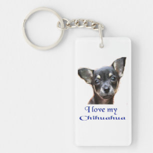 Ich Liebe mein Chihuahua Schlüsselanhänger