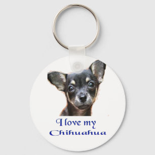Ich Liebe mein Chihuahua Schlüsselanhänger