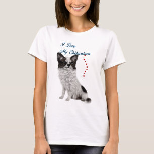 Ich Liebe mein Chihuahua. T-Shirt