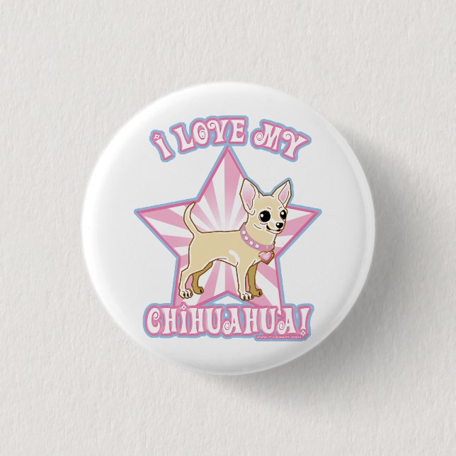 Ich-Liebe-mein-Chihuahua-ta Button (Vorderseite)