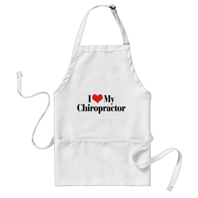 Ich Liebe mein Chiropraktiker Schürze (Vorne)