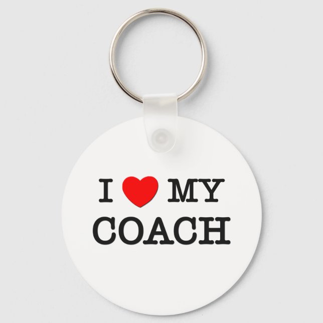 Ich Liebe mein COACH Schlüsselanhänger (Vorderseite)