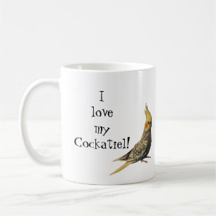 Ich Liebe mein Cockatiel Kaffeetasse