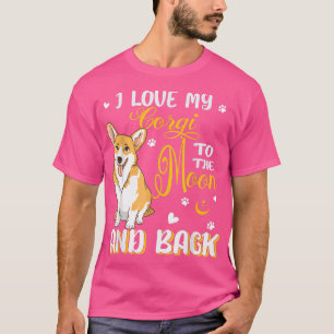 Ich Liebe Mein Corgi Niedlich Hearts Corgi Dog Lov T-Shirt