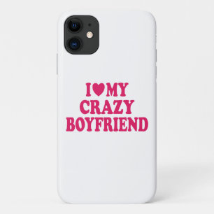 Ich Liebe mein Crazy Boyfriend Case-Mate iPhone Hülle