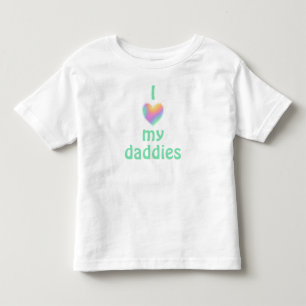 Ich Liebe Mein Daddies T - Shirt Kleinkind
