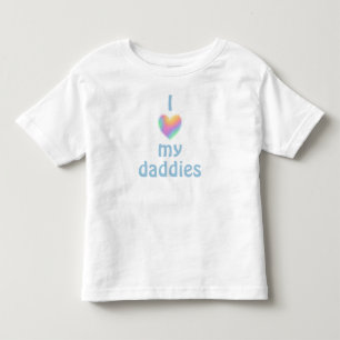 Ich Liebe Mein Daddies T - Shirt Kleinkind