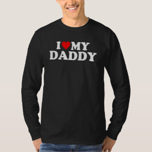 Ich Liebe mein Daddy Red Heart T-Shirt