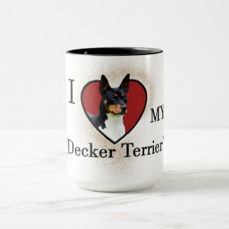 Ich Liebe mein Decker Terrier Tasse