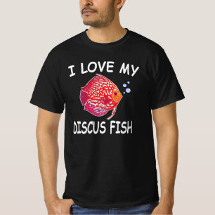 Ich Liebe mein Discus Fisch Aquarium Lover T-Shirt