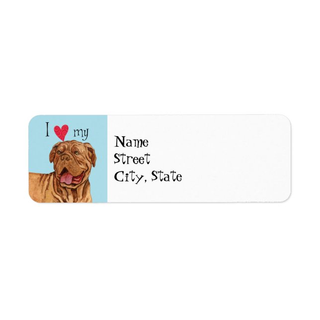 Ich Liebe mein Dogue de Bordeaux (Vorne)