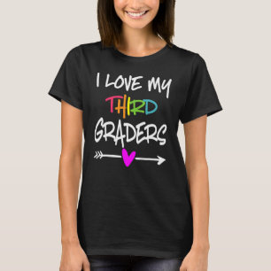 Ich Liebe mein dritter Grade Spaß 3. Klasse Lehrer T-Shirt
