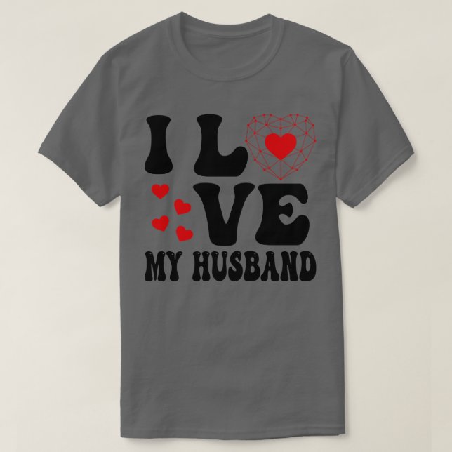 Ich Liebe mein Ehemann 1 T-Shirt (Design vorne)