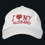Ich Liebe mein Ehemann Bestickte Baseballkappe<br><div class="desc">Herzstickerei. Ich Liebe mein Ehemann ( anpassen mit Ihrem eigenen Wort/s ) .. rotes Herz auf eine Kappe geheftet .. Ideal, um der Welt zu zeigen, wer oder was Sie Liebe .. ersetzen Sie das Wort Mann .. mit fast allem, was Sie gewollt .. Ehefrau ... Freundin ... Ehefrau.. Ehemann...</div>