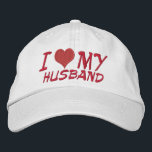 Ich Liebe mein Ehemann Bestickte Baseballkappe<br><div class="desc">Herzstickerei. Ich Liebe mein Ehemann ( anpassen mit Ihrem eigenen Wort/s ) .. rotes Herz auf eine Kappe geheftet .. Ideal, um der Welt zu zeigen, wer oder was Sie Liebe .. ersetzen Sie das Wort Mann .. mit fast allem, was Sie gewollt .. Ehefrau ... Freundin ... Ehefrau.. Ehemann...</div>