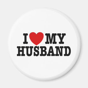 Ich Liebe mein Ehemann Magnet