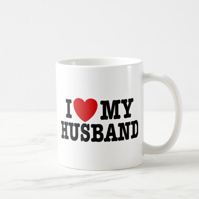Ich Liebe mein Ehemann Tasse (Rechts)