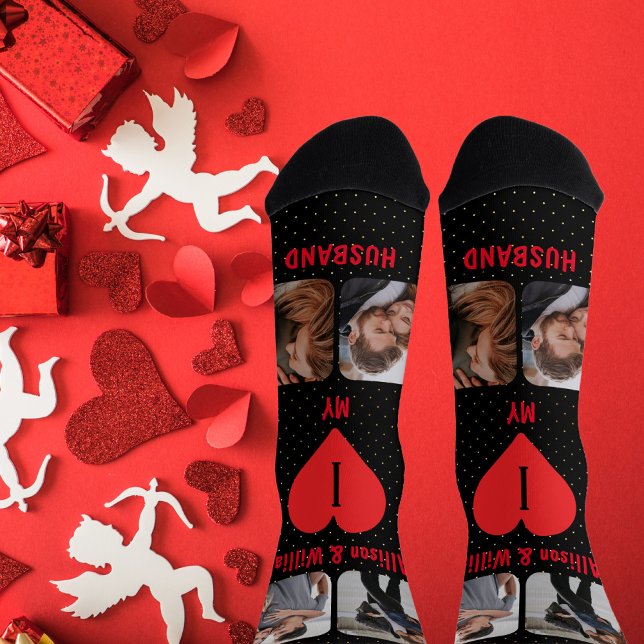 Ich Liebe mein Ehepaar 4 Foto | Namen Socken (Von Creator hochgeladen)